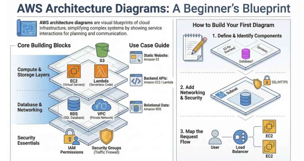 AWS Architecture Diagram for Beginners. - Jeevi Academy